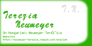 terezia neumeyer business card